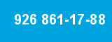 926 861-17-88 926 861-17-88